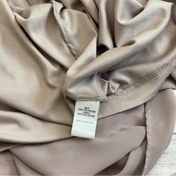 Lulu’s Air of Romance Taupe Maxi Dress Size L - Picture 12 of 12